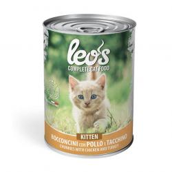 Leos kitten macska konzerv csirkevel es pulykaval 415 g.jpg