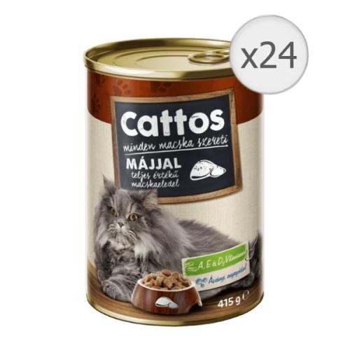 Cattos macska konzerv majas 24x415 g.jpg